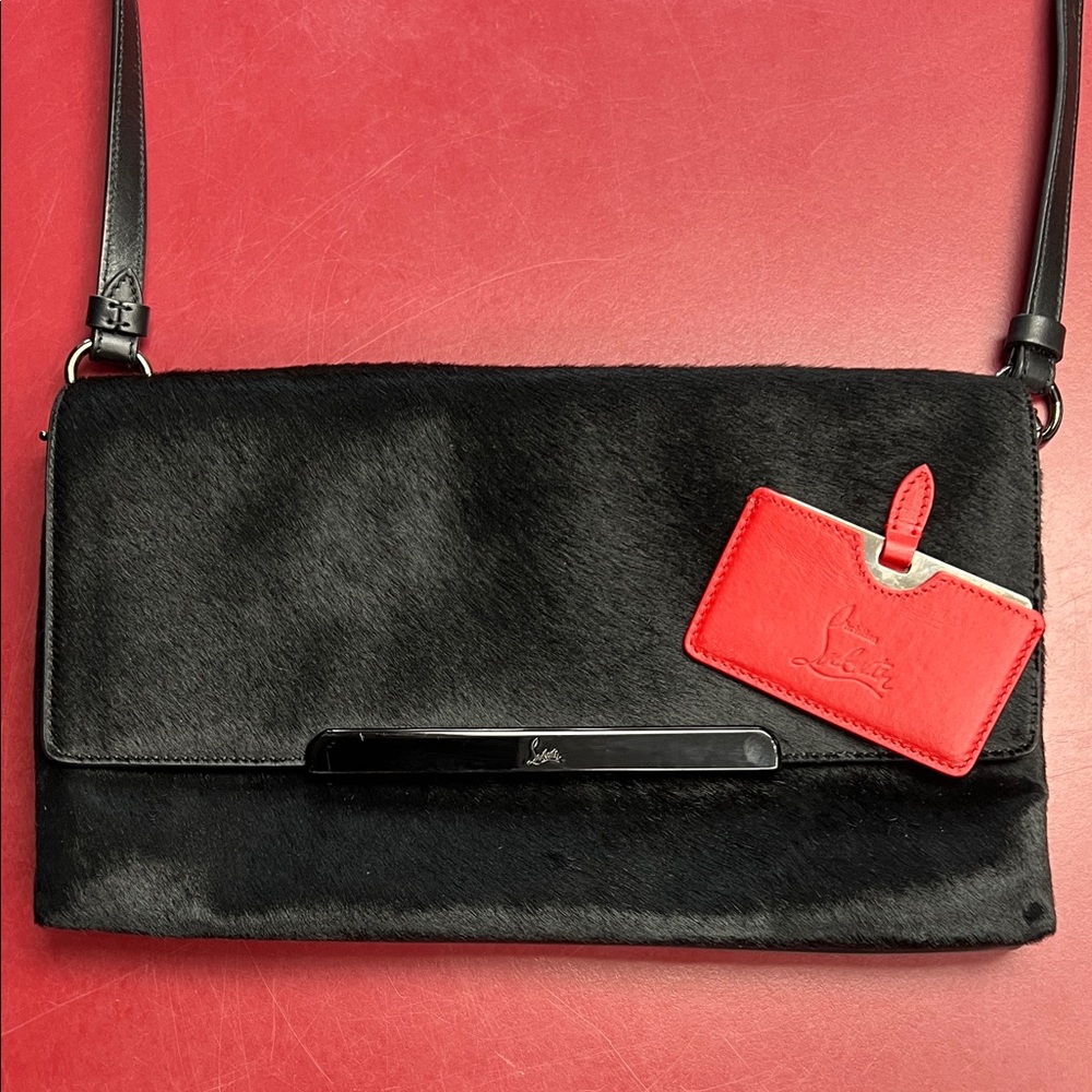 Christian Louboutin Black Calf Leather Women's Bag